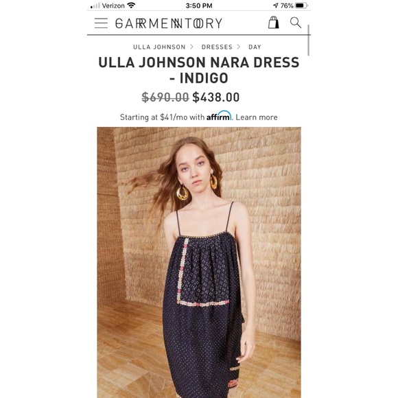 Ulla Johnson Nara Dress Size 4 